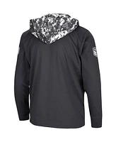 Men's Charcoal Alabama Crimson Tide Oht Military-Inspired Appreciation Digi Camo Quarter-Zip Hoodie