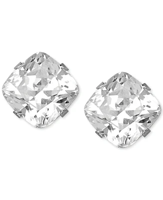 Cubic Zirconia Stud Earrings in 14k White Gold (3-9/10 ct. t.w)