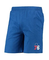 Men's Concepts Sport Royal, Red Philadelphia 76ers T-shirt and Shorts Sleep Set