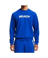 Men's Brady Blue Wordmark Pullover Sweatshirt