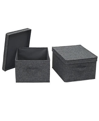 Large Fabric Storage Bins, Set of 2