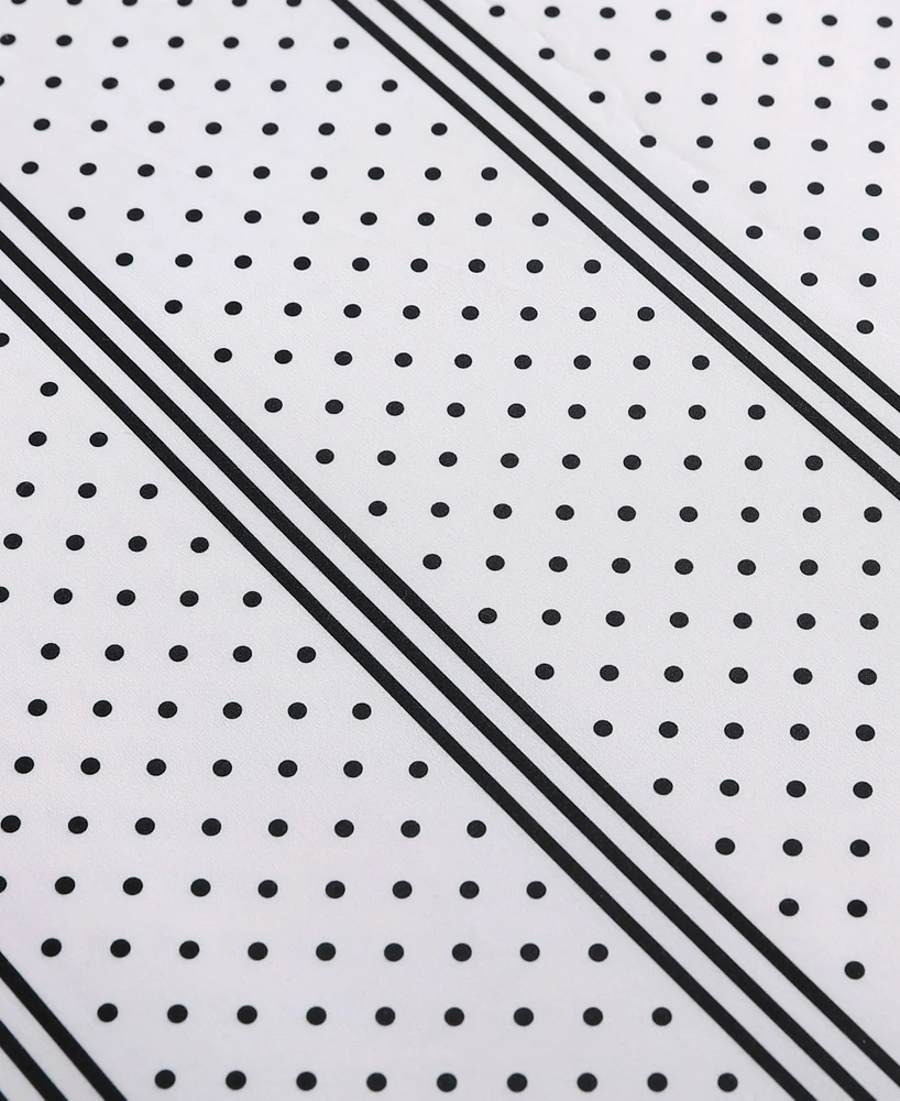 Betsey Johnson Dots And Stripes 4-Pc. Microfiber Sheet Set