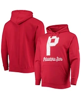 Men's Stitches Red Philadelphia Stars Negro League Logo Pullover Hoodie