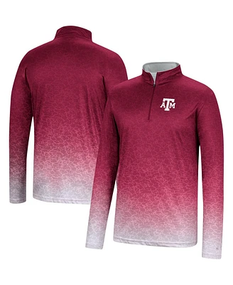 Men's Colosseum Maroon Texas A M Aggies Walter Quarter-Zip Windshirt
