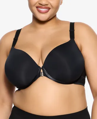 Women's Body Soft Smoothing Front Close T-Shirt Bra