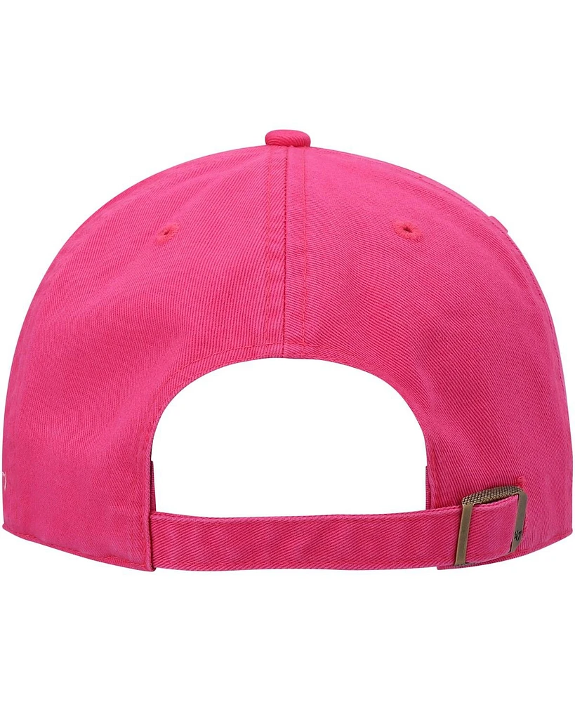 Men's '47 Pink Arizona Coyotes Clean Up Adjustable Hat