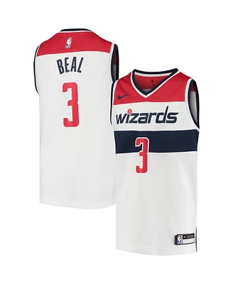 Big Boys Bradley Beal White Washington Wizards Swingman Jersey - Statement Edition