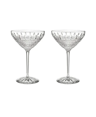 Mastercraft Irish 10 oz Lace Martini Glass, Set of 2