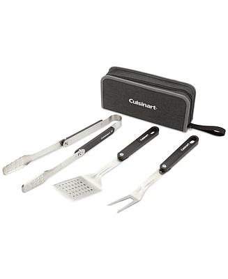 Cuisinart 4-Piece Folding Grill Tool Set