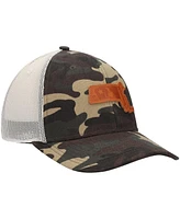 Men's Local Crowns Camo Massachusetts Icon Woodland State Patch Trucker Snapback Hat