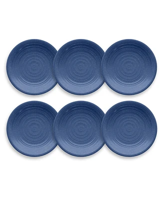 Abode Homewares Planta Artisan 6-Piece Salad Plate Set