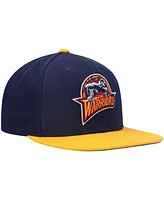 Men's Mitchell & Ness Navy, Gold Golden State Warriors Hardwood Classics Team Two-Tone 2.0 Snapback Hat