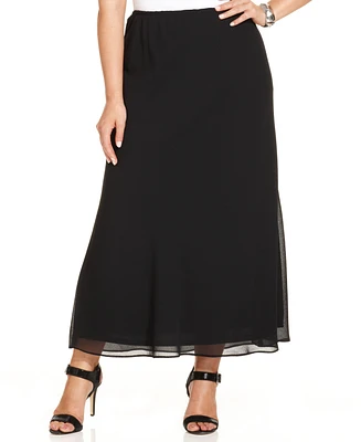 Msk Plus Chiffon Maxi Skirt