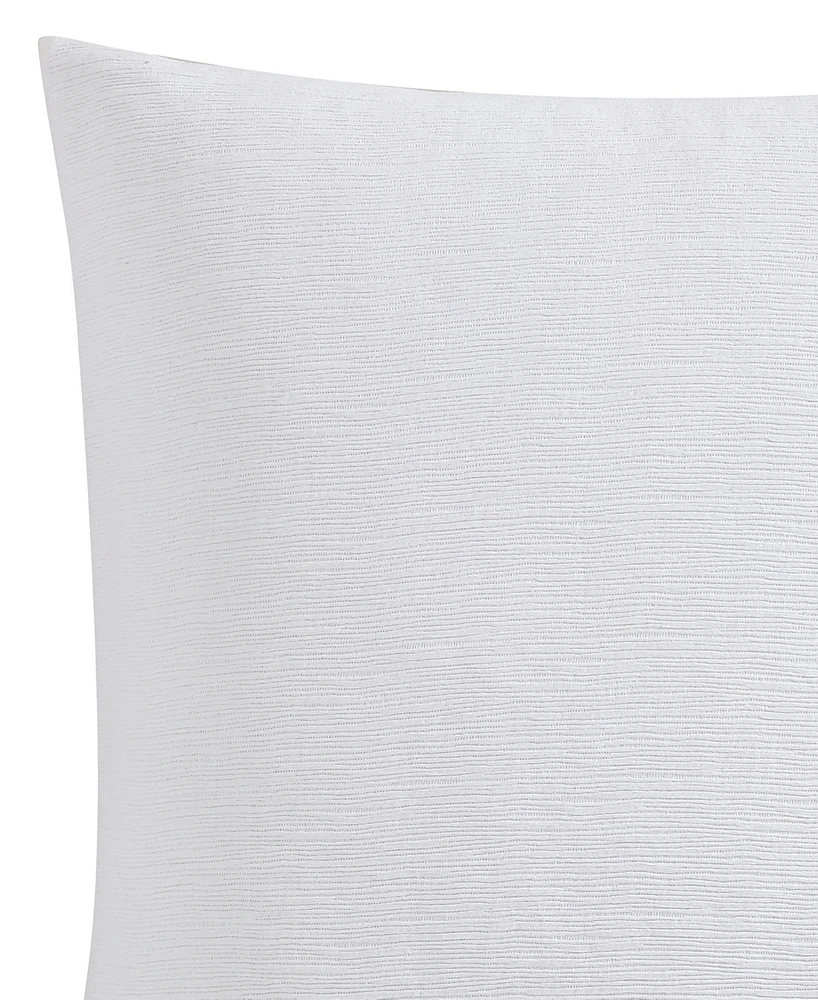 Vera Wang Solid Textured Pleats European Sham Set