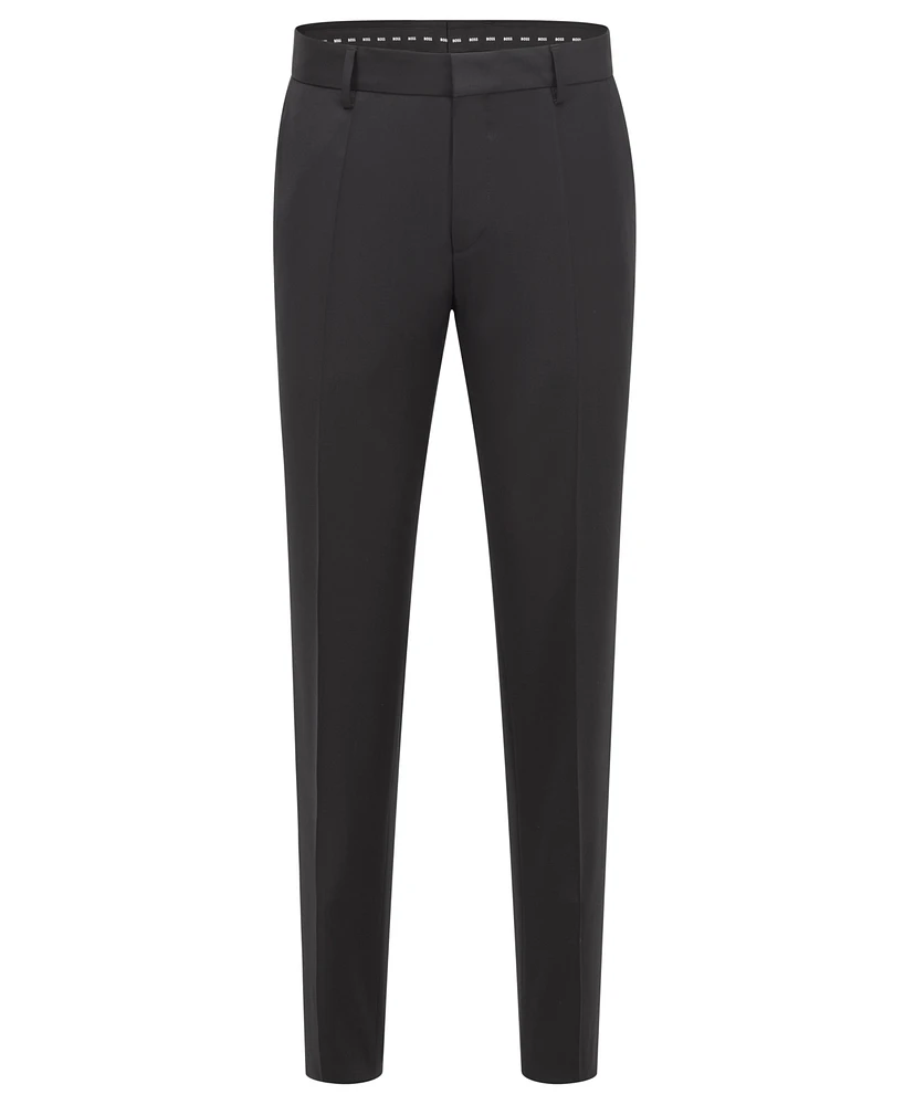 Boss by Hugo Men's Virgin-Wool Serge Slim-Fit Pants