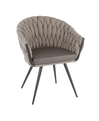 Lumisource Braided Matisse Contemporary Chair