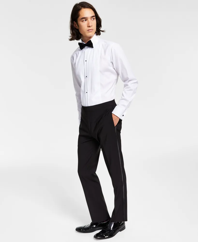 Calvin Klein Men's Slim-Fit Infinite Stretch Black Tuxedo Pants - Close Out!