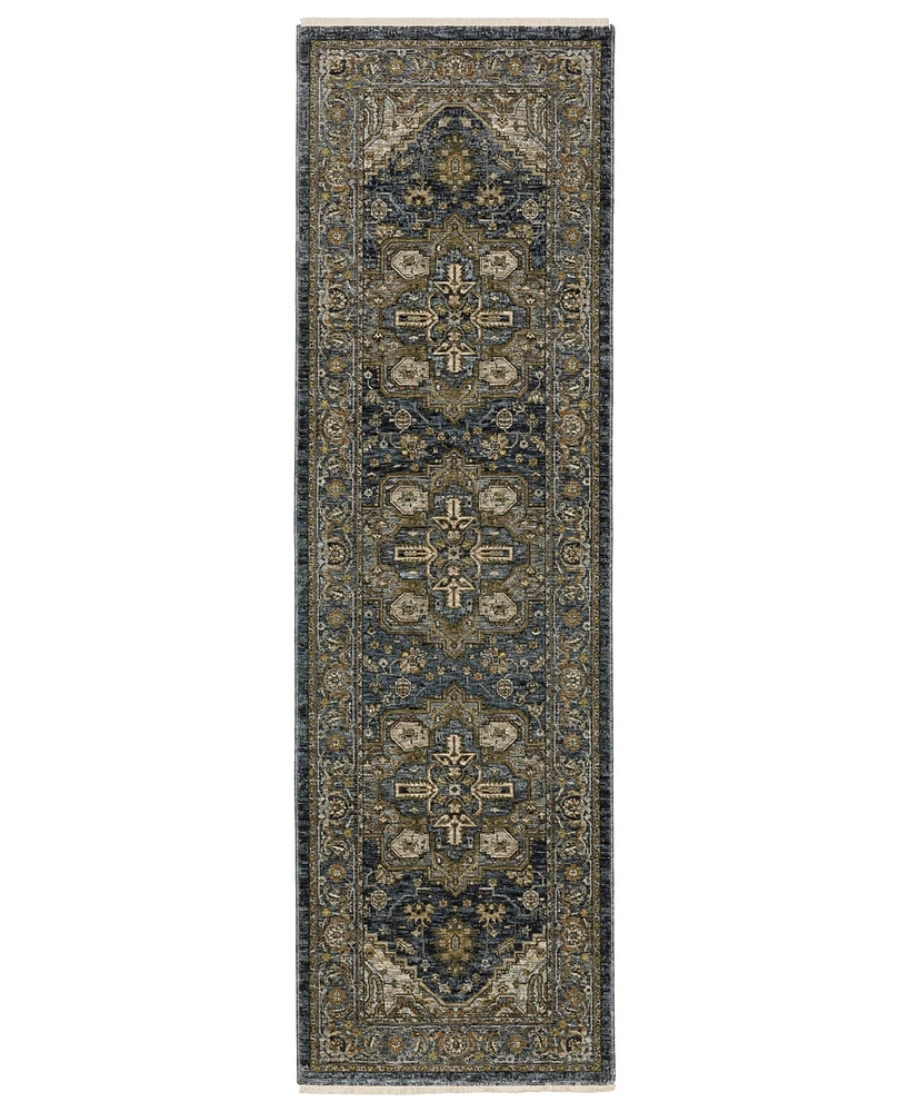 Oriental Weavers Aberdeen 1144Q 2'3" x 7'6" Runner Area Rug