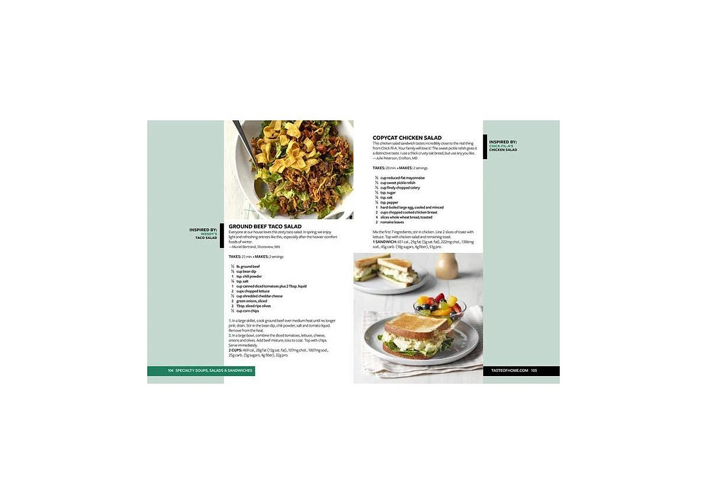Taste of Home Copycat Restaurant Favorites by Reader's Digest
