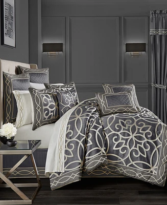 J Queen New York Deco 4-Pc. Comforter Set, California King