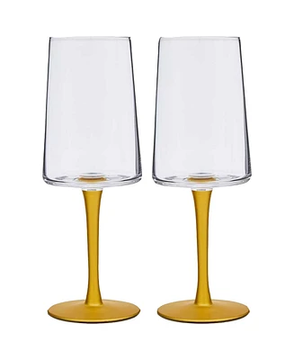 Spode Creatures of Curiosity Stem Wine Glasses Set, 2 Pieces