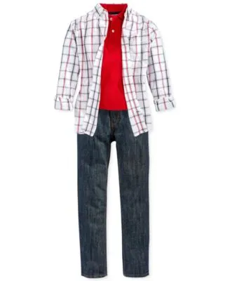 Tommy Hilfiger Toddler Little Boys Big Boys Polo Shirt Jeans