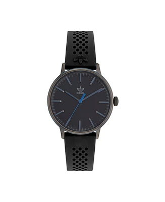 adidas Unisex Three Hand Code One Silicone Strap Watch 38mm