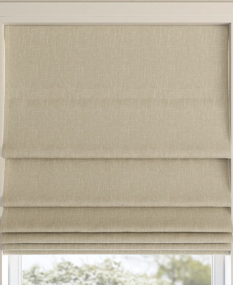 Pryer Textured 100% Blackout Cordless Roman Shade
