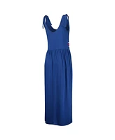 Women's G-iii 4Her by Carl Banks Royal Chicago Cubs Game Over Maxi Dress