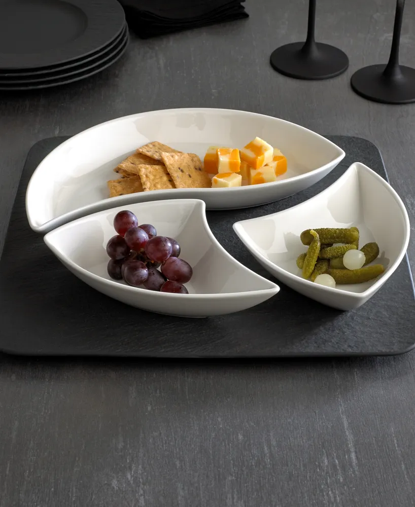 Villeroy & Boch New Wave Party Bowl Set, 4 Pieces
