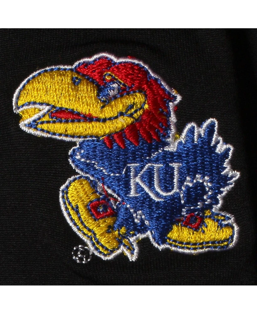 Women's ZooZatz Black Kansas Jayhawks Fleece Leggings