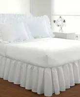 Fresh Ideas Ruffled Poplin Bed Skirt, California King
