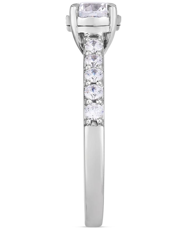 TruMiracle Diamond Solitaire Plus Engagement Ring (1 ct. t.w.) in 14k White Gold