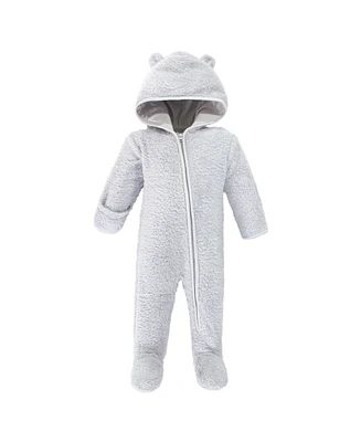 Hudson Baby Boys Unisex Sherpa Sleep and Play