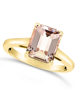 Macy's Morganite (3 ct. t.w.) Ring 14K Yellow Gold