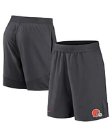 Men's Nike Anthracite Cleveland Browns Stretch Woven Shorts