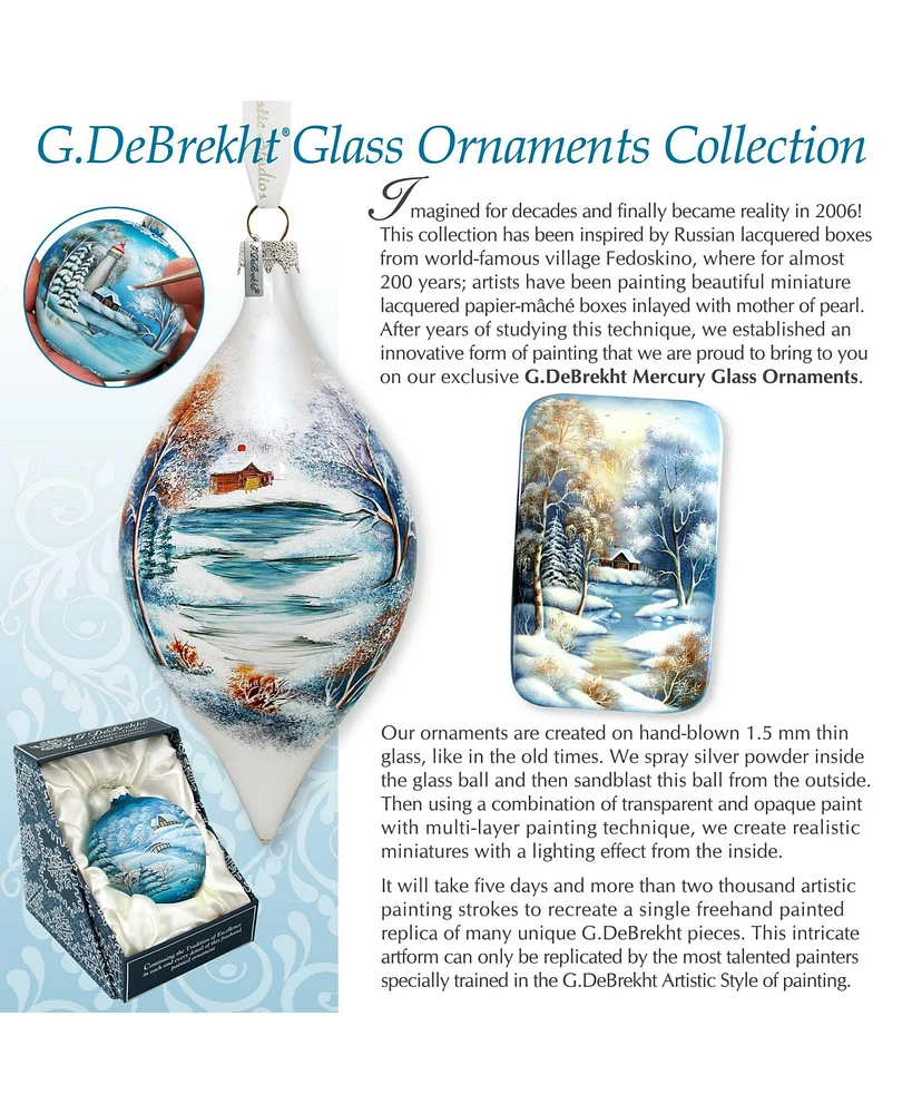 G.DeBrekht the Wild Spirits of Winter Holiday Ornament
