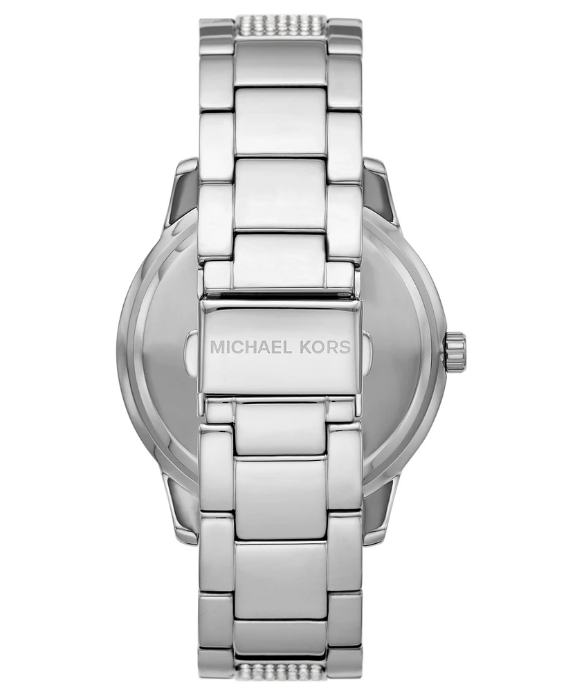 Michael Kors Women's Tibby Multifunction Silver-Tone Stainless Steel Bracelet Strap Watch 40mm