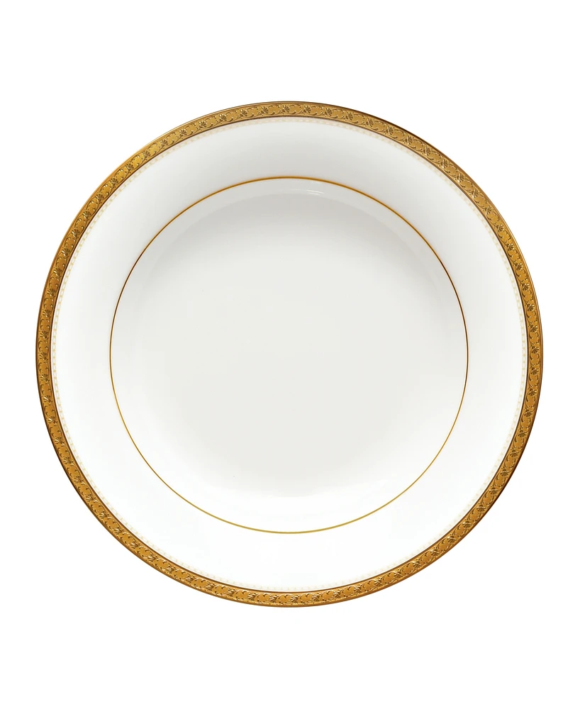Noritake Charlotta Gold Set of 4 Rim Soup Bowls, Service For 4