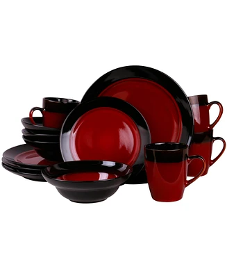 Elama Toro 16 Pc. Dinnerware Set, Service for 4