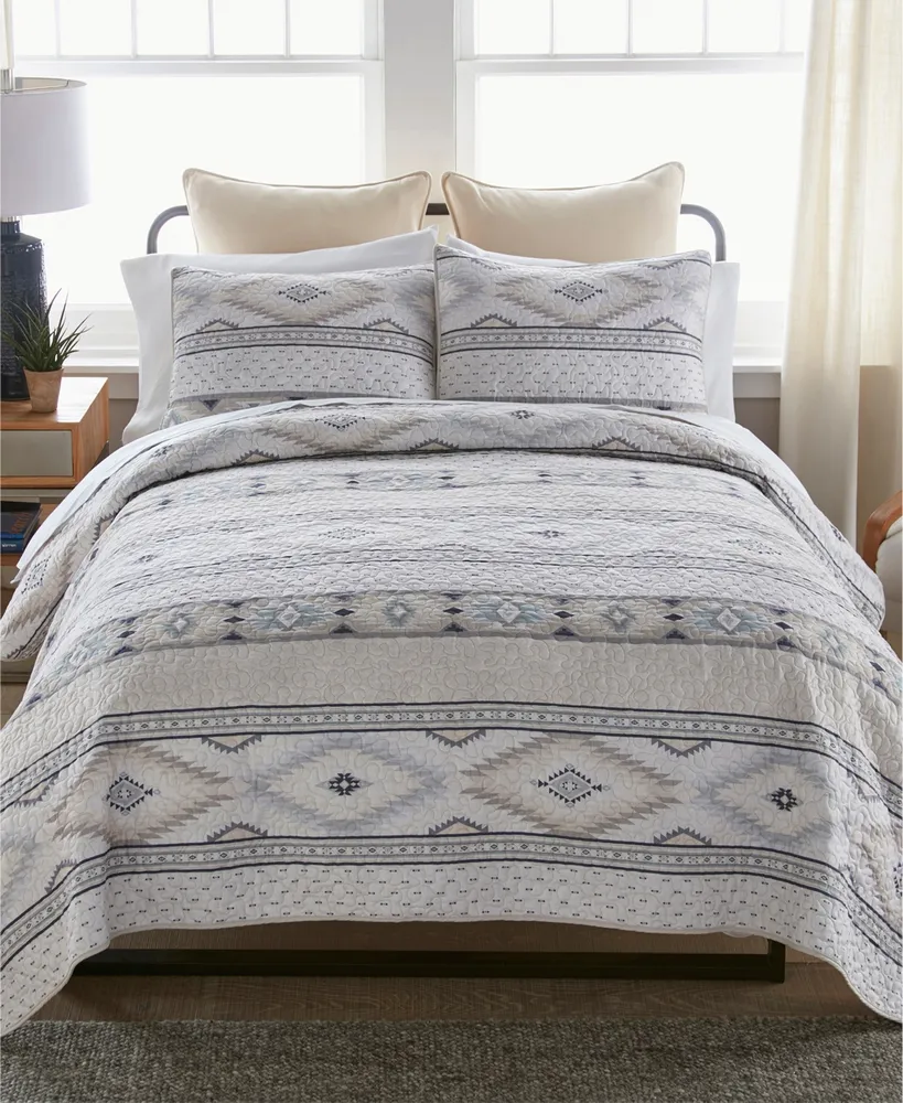 Donna Sharp Windswept 3 Piece Quilt Set, Queen