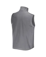 Men's Nfl x Darius Rucker Collection by Fanatics Gray Las Vegas Raiders Polar Fleece Full-Zip Vest