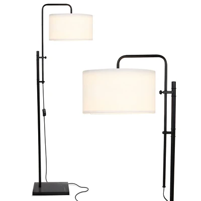 Leo 72" Led Modern Standing Floor Lamp with Adjustable Height