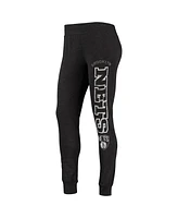 Women's Concepts Sport Black Brooklyn Nets Hoodie & Pants Sleep Set