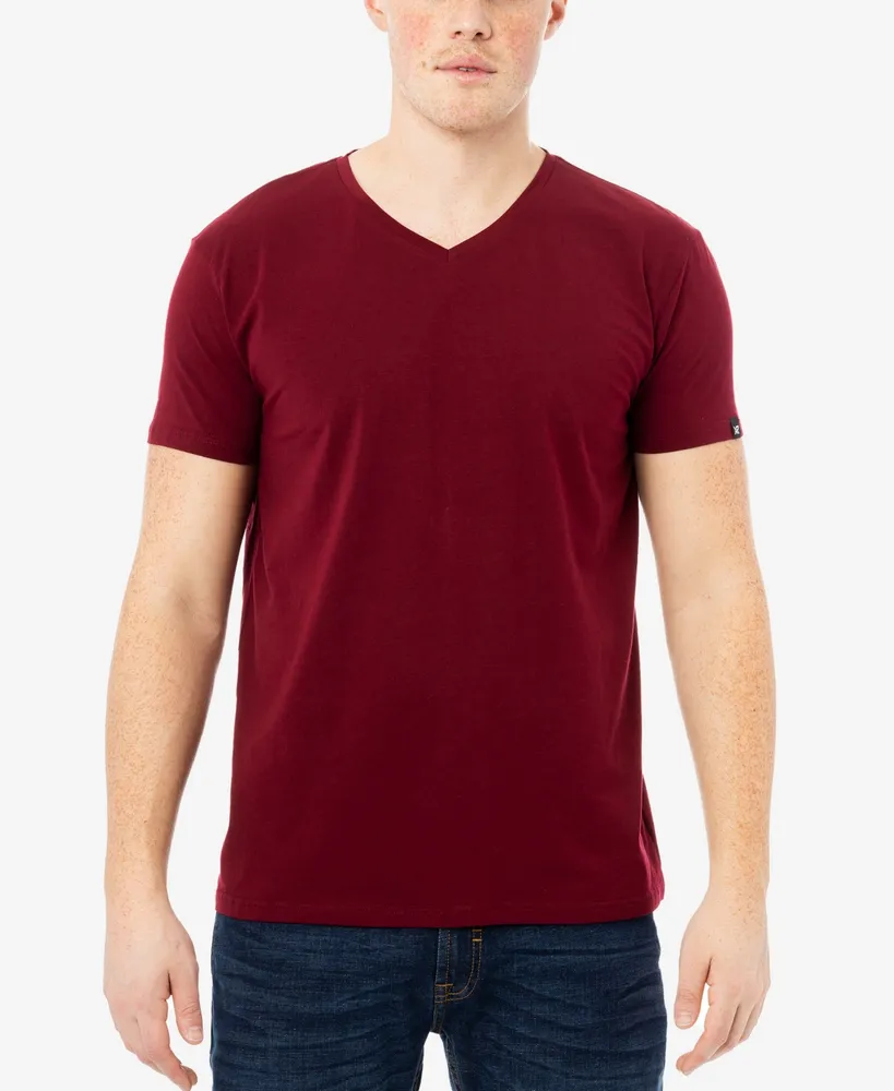 X-Ray Men's Basic V-Neck Short Sleeve T-shirt