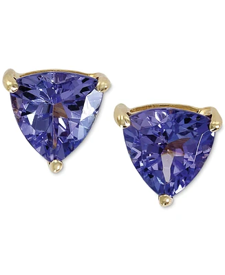 Effy Tanzanite Stud Earrings in 14k Gold (1 ct. t.w.), Created for Macy's