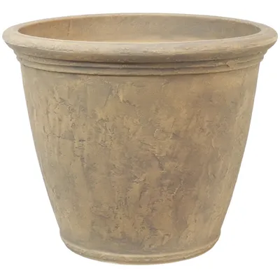 Indoor/Outdoor Patio, Garden, or Porch Weather-Resistant Double-Walled Anjelica Flower Pot Planter