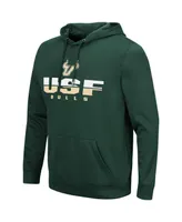 Men's Colosseum Green South Florida Bulls Lantern Pullover Hoodie