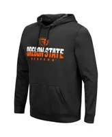 Men's Colosseum Black Oregon State Beavers Lantern Pullover Hoodie
