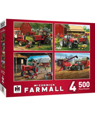MasterPieces 500 Piece Jigsaw Puzzle for Adults - Farmall 4-Pack